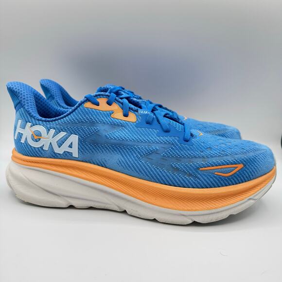 Hoka One One Clifton 9 Coastal Sky All Aboard Road-Running Sneakers Men’s 11.5 - Picture 2 of 10
